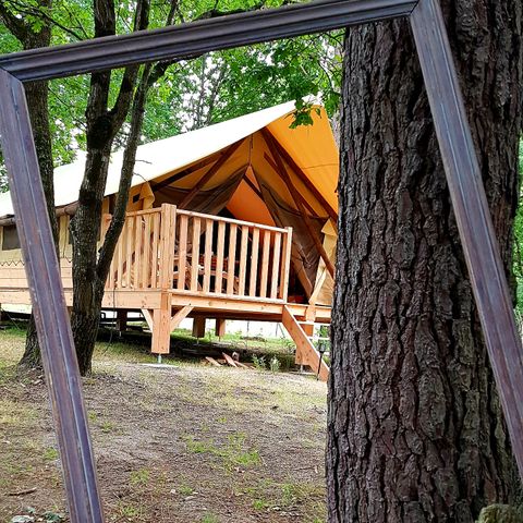 Tent 5 persons - Lodge tent - 40m² - 2 bedrooms