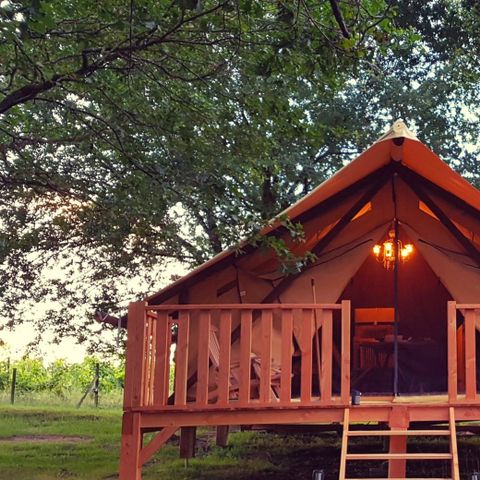 Zelt 5 Personen - Lodge-Zelt - 40m² - 2 Zimmer