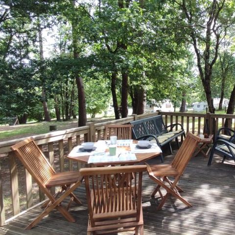 Zelt 5 Personen - Lodge-Zelt - 40m² - 2 Zimmer