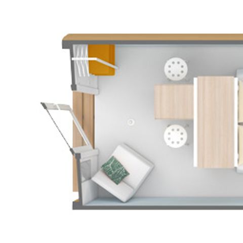 Tent 2 persons - Cocosweet - 11m² - 1 bedroom without en suite facilities