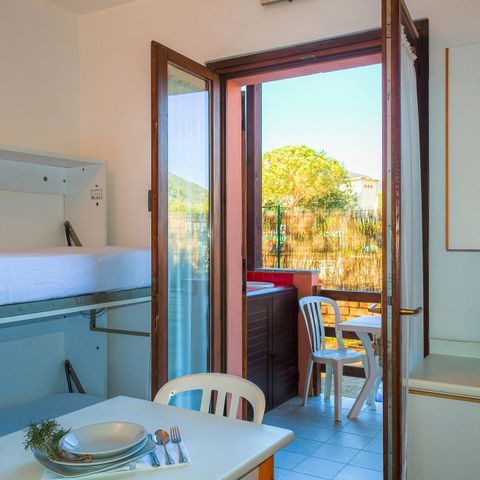 Bungalow 7 personen - TIPO C (2 bungalows samen: 2 keukens, 2 badkamers)