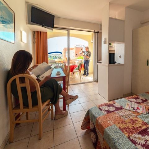 Studio 4 persons - 4-person air-conditioned studio-cabin