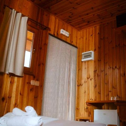 Bungalow 2 personen - Bungalow geen keuken tweepersoonsbed