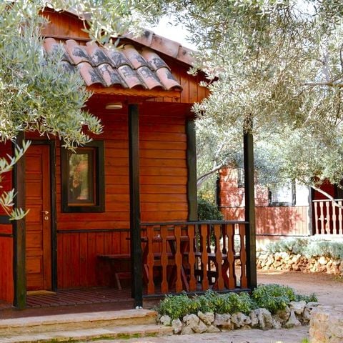 BUNGALOW 2 personnes - Bungalow pas de cuisine lit double