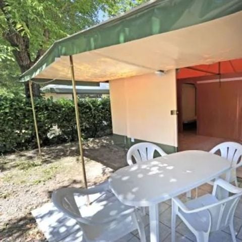 Tent 4 personen - Toilé gemeubileerd 20m² - 2 kamers - geen sanitair