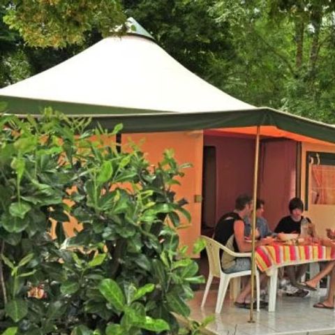 tent 4 personen - Toilé gemeubileerd 20m² - 2 kamers - geen sanitair