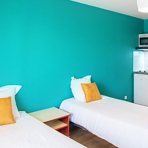 Studio 2 persons - 2 single beds