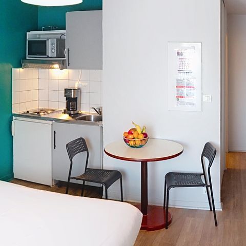 Studio 2 persons - Double bed with balcony