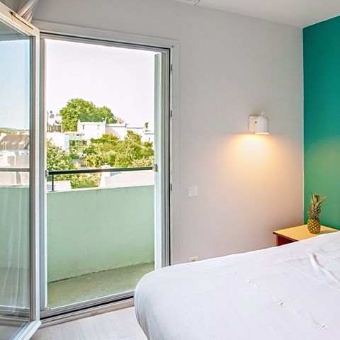 Studio 2 persons - Double bed with balcony