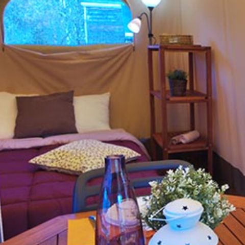 Glamping tent 6 persons - Hypitipy 23m²- - 2 bedrooms - No sanitary facilities