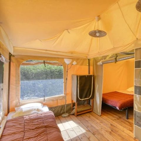 CANVAS BUNGALOW 6 people - Hypitipy 23m²- 2 bedrooms - no sanitary facilities