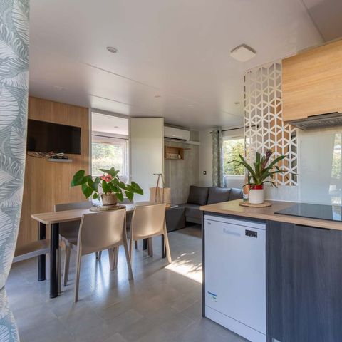 Stacaravan 6 personen - MOBIL HOME PRIVILEGE 3 Slaapkamers 6 Pers 2 Badkamers