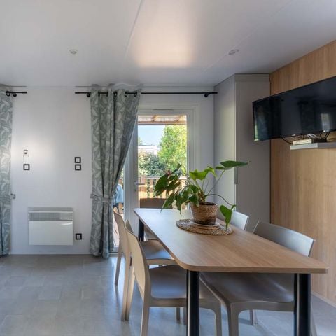 Stacaravan 6 personen - MOBIL HOME PRIVILEGE 3 Slaapkamers 6 Pers 2 Badkamers