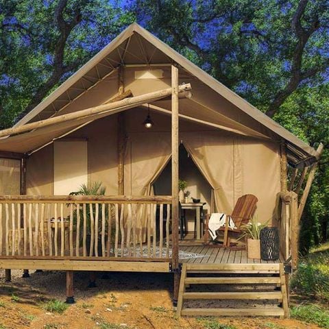 Tenda in tela e legno 4 persone - Tenda Lodge