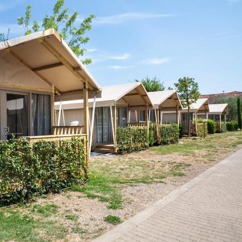 Canvas and wooden tent 2 persons - SAFARI TENT