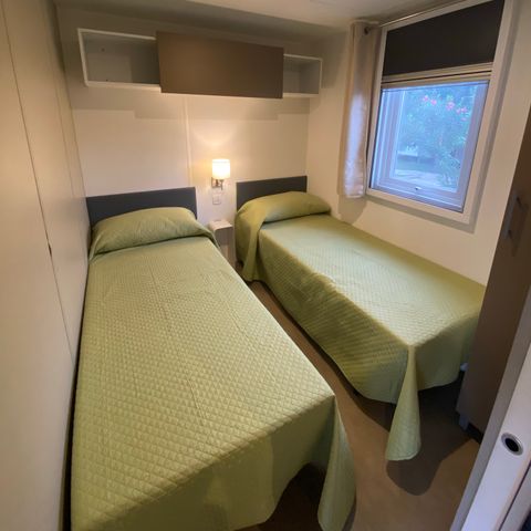 Mobile home 4 persons - Deluxe First Row Double Bath