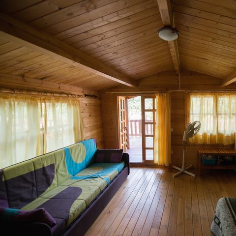 CHALET 4 personas - Cabaña de madera (sin cocina ni baño) 4 plazas