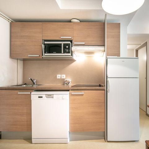 Apartement 6 Personen - 2-Zimmer-Wohnung mit Schlafecke 6 Personen