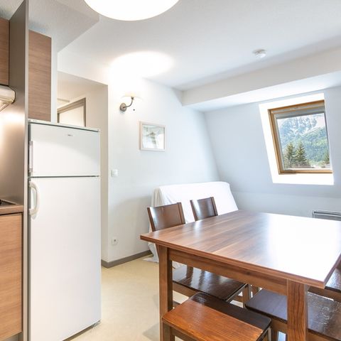 Apartement 6 Personen - 2-Zimmer-Wohnung mit Schlafecke 6 Personen