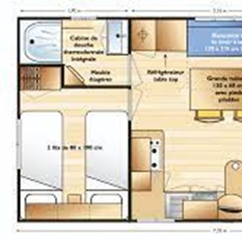 MOBILHOME 4 personas - SUPER MERCURIO
