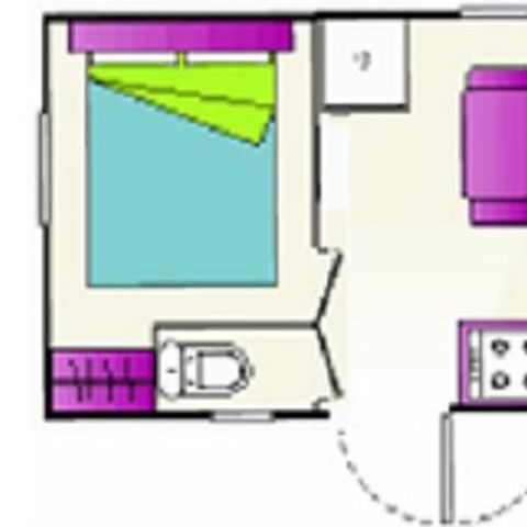 MOBILHOME 4 personnes - SUN ROLLER sans douche