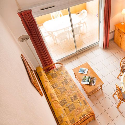 Wohnung 8 personen - 2 Zimmer mit Schlafbereich 8 Personen - Meerblick