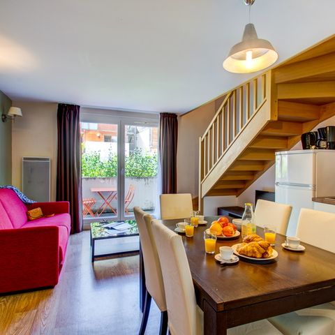 Appartement 6 personen - 2-kamer appartement met slaapgedeelte voor 6 personen