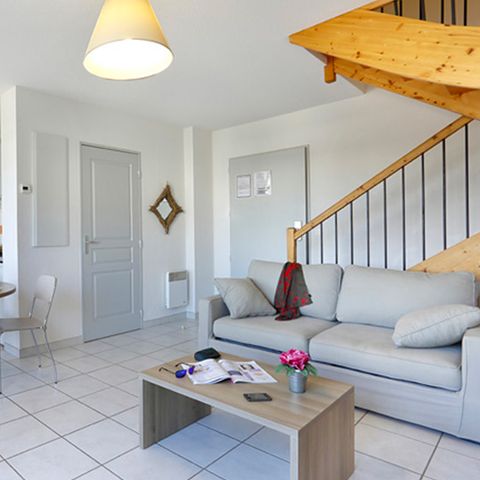 Wohnung 6 personen - 3 Zimmer Duplex Poolblick