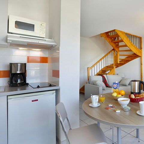 Wohnung 6 personen - 3 Zimmer Duplex Poolblick