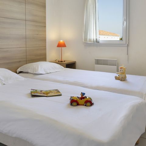 Wohnung 6 personen - Wohnung 3 Zimmer 6 Personen klimatisiert mit Blick auf Schwimmbad