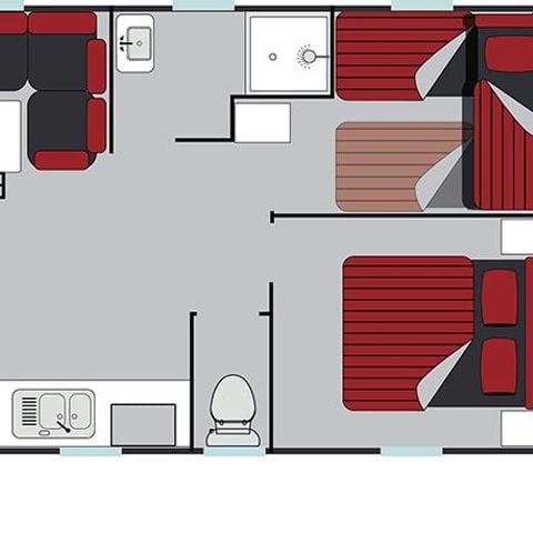 Stacaravan 5 personen - Loggia baai 2