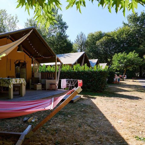 CANVAS AND WOOD TENT 6 people - Nomad