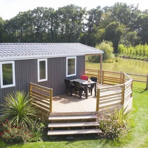 Mobile home 4 persons - Mobile-home | Comfort | 2 Bedrooms | 4 Pers. | Single terrace | TV