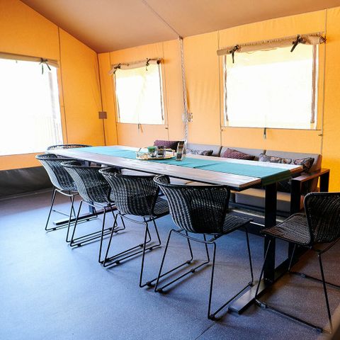 TENTE TOILE ET BOIS 8 personnes - Safari Cottage XL