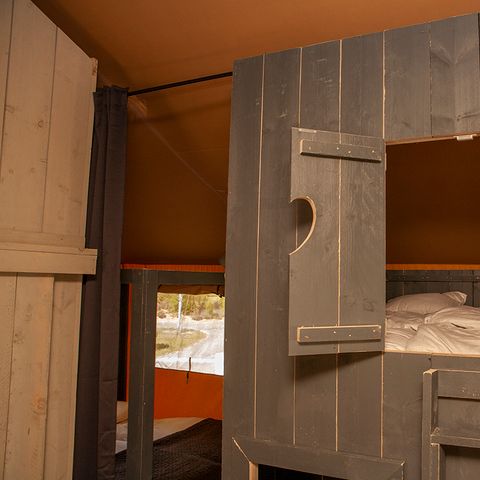 TENTE TOILE ET BOIS 8 personnes - Safari Cottage XL