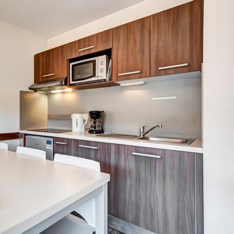 Apartement 6 Personen - 2-Zimmer-Wohnung mit Schlafecke 6 Personen