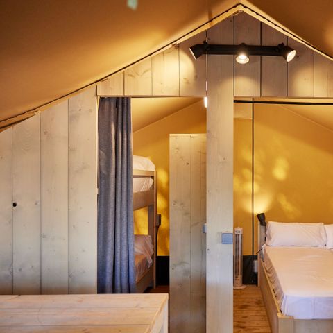 Canvas and wooden tent 4 persons - Glamping Safari Mistral