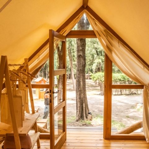 Canvas and wooden tent 4 persons - Glamping Tipi Retama