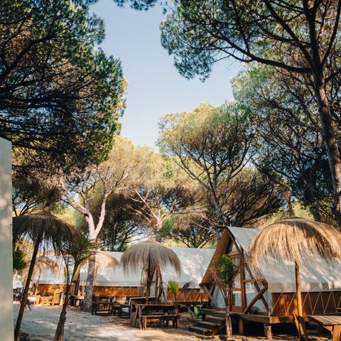 TENDA IN TELA E LEGNO 4 persone - Tipi di campeggio Retama