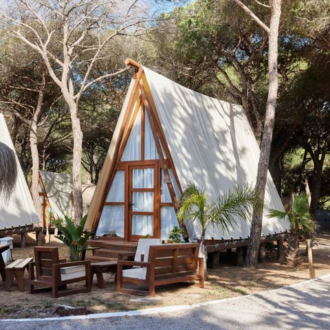 Tenda 6 persone - Campeggio Tipi Almadraba