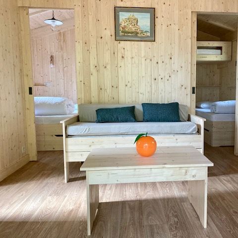 Bungalow 6 personen - Cape Town hut met sanitair