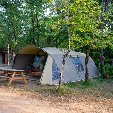 Safaritent 4 personen - LUXE Tent 35m² zonder sanitair