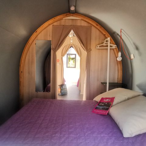Tent van canvas en hout 4 personen - COCO, zonder sanitair