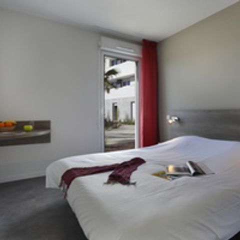 Apartement 4 Personen - 2 Zimmer 4 Personen Balkon/Terrasse