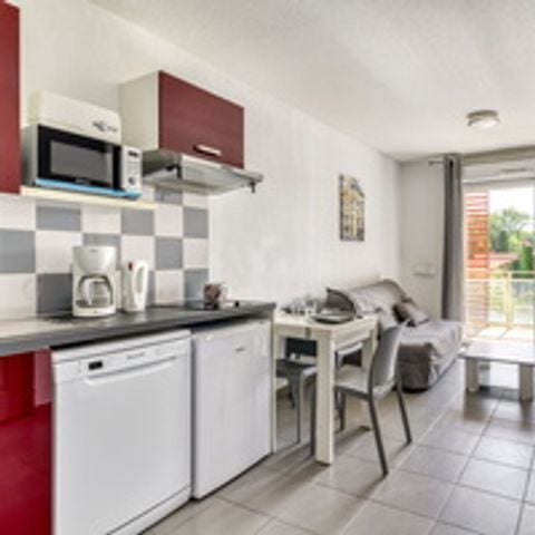 Studio 4 persons - 4-person rental studio with air conditioning