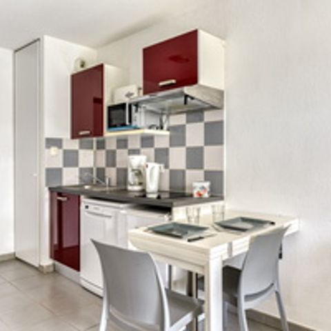 Studio 4 personen - Studio voor 4 personen met airconditioning