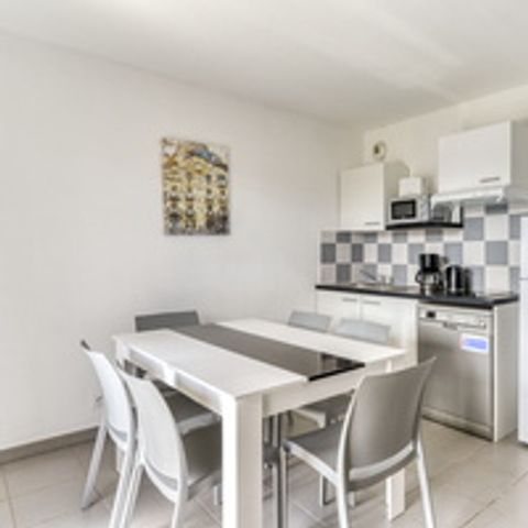 Apartement 6 Personen - 2-Zimmer-Wohnung 6 Personen klimatisiert