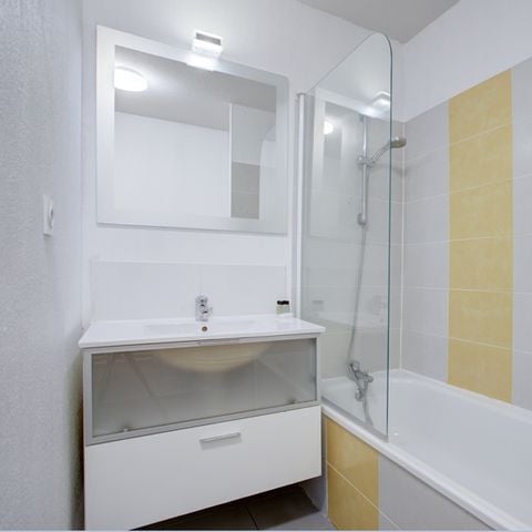 Studio 6 personen - Studio voor 6 personen met slaapgedeelte met airconditioning