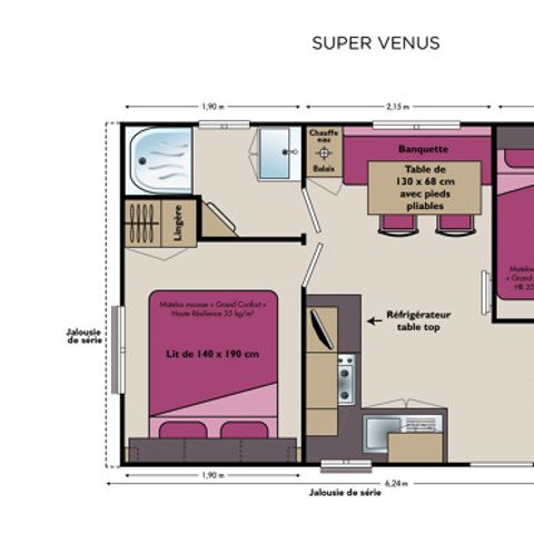 Mobile home 4 persons - XIMISTA