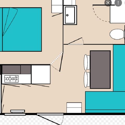 Mobile home 2 persons - MENDIA